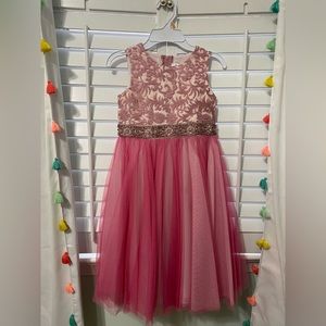 Girls Rare Editions sleeveless party dress